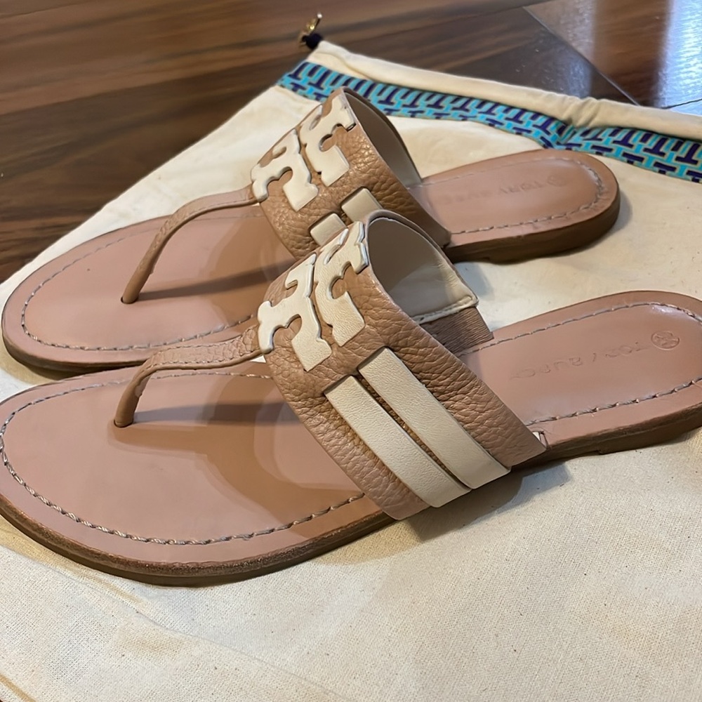 Tory Burch Leigh Sandals Sz 7.5 - Picture 7 of 10